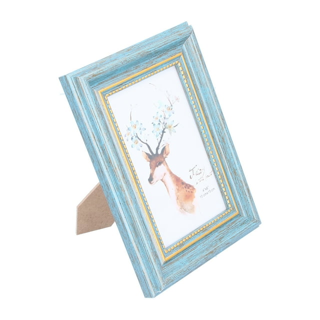 Stand Frame, Picture Frame 4x6 Decorative For Tabletop Home Decor Black,Green