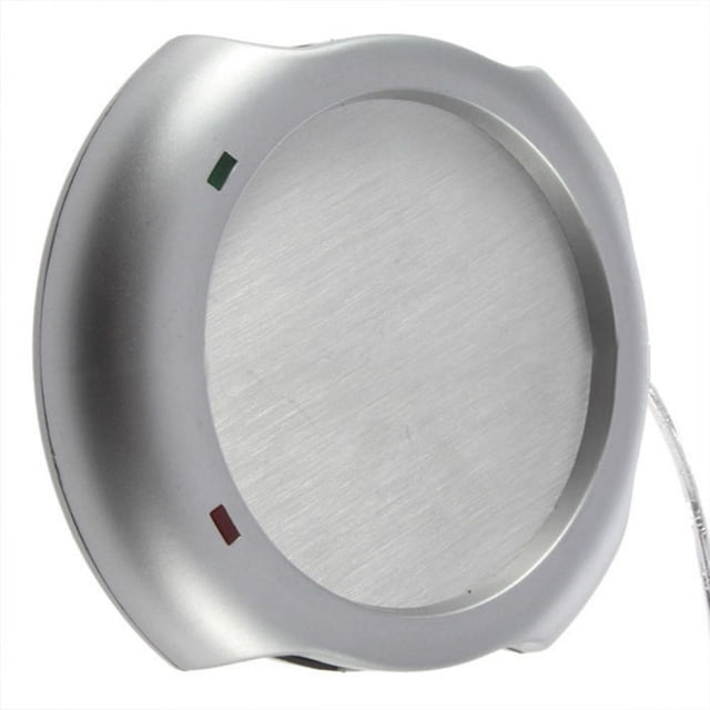 Home office Aluminum Alloy USB Insulation Coaster Heater Coffee Cup Mat Pad