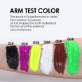 thumbnail image 4 of UV Fluorescent Face and Body Paint Kit, 6 Neon Water-Based Colors with Matte Gloss Finish, Waterproof Long-Lasting Formula for Halloween, Cosplay, Carnival and Blacklight Parties, 4 of 4