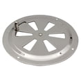thumbnail image 3 of Rejilla de ventilación redonda, apertura de ventilación ajustable, entrada y escape de aire de acero inoxidable, 1 unidad, 3 of 5