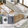 thumbnail image 6 of White Rose Gold Marble Kitchen Rug Mat,Kitchen Runner Rugs Non Skid Washable,Decorative Kitchen Floor Mats for Kitchen,Sink,Laundry,17"x47.2", 6 of 7