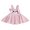 Pink, variant on Baby Toddler Girls Rompers Dress Easter Clothes 3 6 9 12 18 Months Sleeveless Rabbit Embroidery Skirt Hem Bodysuits Jumpsuits Overalls