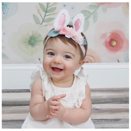 10PC Kid Girl Baby Toddler Infant Flower Headband Hair Bow Band Hair Accessories 