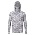 thumbnail image 4 of XINPING Men's UPF 50+ Sun Protection Hoodie Camo Lightweight Long Sleeve Breathable Fishing Shirt Loose Fit With Adjustable Drawstring Outerwear, 4 of 6