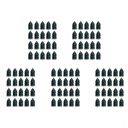 100 x Tire Repair Rubber Nails-Black