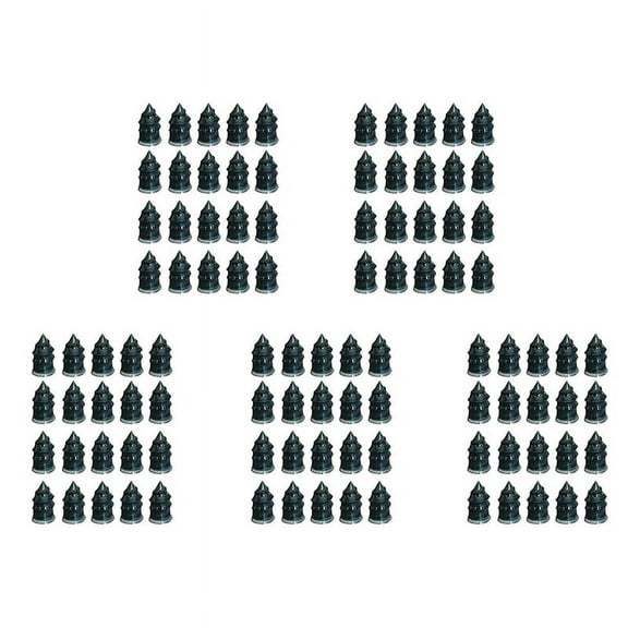 100 x Tire Repair Rubber Nails-Black