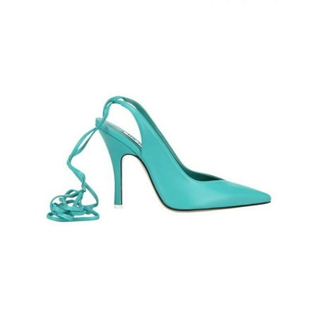 

FAIAI 2024 Women s Sexy Pointed Toe Summer Lace-up Satin Stiletto High Heels Dressy Slingback Shoes for Party Evening-blue40