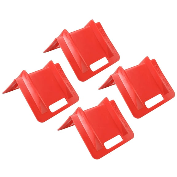 10" Plastic Corner Guard w/ 4-1/2" Slot For Strap (9" x 9" x 10") -