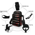 thumbnail image 5 of XYZCANDO Black Flag Mini Messenger Handbag for Womens Portable Crossbody Purse with Adjustable Strap Stylish Cellphone Wallet with Zipper Casual Multi-Purpose Phone Bag for Running Travel Shop, 5 of 7