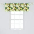 thumbnail image 2 of Ambesonne Floral Window Valance, Lively Colored Summer Blooms, 54" X 18", Multicolor, 2 of 3