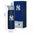 thumbnail image 5 of New York Yankees™ MLB 18 oz Insulated Steel Water Bottle with Flip-Up Straw Lid, 5 of 8