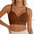 thumbnail image 3 of Bra for Everyday Comfort Seamless Supportive Fixed Cup Undergarment with Gentle Lift Non-Wire High-Coverage Soft Large Fit All-Season Wear, 3 of 4