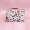 thumbnail image 1 of Multiple Sanrio Kawaii Hello Kitty Cinnamoroll My Melody Kuromi Pu bolsa de dinero informal monedero tarjetero cartera con botones, 1 of 4