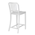 thumbnail image 4 of Brika Home 24" Counter Stool in Matte Aluminum, 4 of 5
