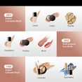 thumbnail image 6 of Concealer Makeup Brushes Set, Angled Under Eye Brightening Brushes for Liquid, Cream, Stick Concealer Foundation Nose Contour Eyeshadow Blending (189193), 6 of 15