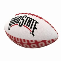 Logo Brands Ohio State Mini Rubber Footballs, 5.80" x 12.35" x 5", 0.75 lbs