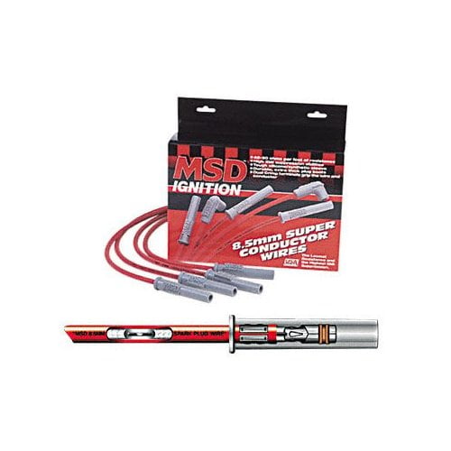 Big Block Chevy Marine HEI MSD 31489 Super Conductor Spark Plug Wire Set