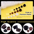 630 Pcs 5/6/8/10/14mm Plastic Hole Plug Button Top Fastener Cover for