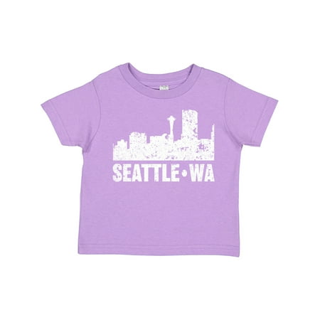 

Inktastic Seattle Skyline Grunge Gift Toddler Boy or Toddler Girl T-Shirt