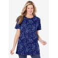 thumbnail image 2 of Woman Within Plus Size Perfect Printed Crewneck Tunic, 2 of 6