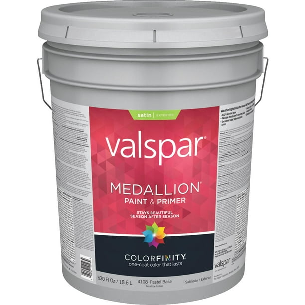 Valspar Medallion 100 Acrylic Paint &amp; Primer Satin