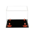 thumbnail image 6 of Versatile Deluxe Clear Acrylic Display Case - Small Rectangle Box Orange Risers 8.75" x 7.75" x 7" (A006-OR), 6 of 7