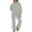 Light Gray, variant on Stichou Womens 2 Piece Outfits Lounge Hoodie Sweatsuit Sets Spring Fall Fashion Clothes Airport Travel Pants Tracksuits Pink L