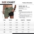thumbnail image 5 of Iceglad Mens Swim Trunks 7 Inch Quick Dry Swim Shorts with Compression Liner Beach Bathing Suits for Men Lightweight Summer Bathing Suit, 5 of 7
