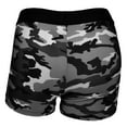 thumbnail image 2 of Womens 3 Inch Spandex Compression Shorts (Black Camo, Small), 2 of 2