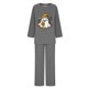 thumbnail image 4 of Puntoco Traje De Pantalón Y top De Manga Larga Con Cuello Redondo Y Estampado De Halloween Para Mujer Gris Xxxxl, 4 of 4