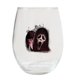 thumbnail image 2 of Set de vasos de vino Fun World Ghost Face, 16 onzas, 4 piezas, 2 of 5