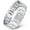 Silver, variant on Magnetic Bracelets for Men, Stainless Steel Bracelets with 3X Magnets,8.6inches(22cm)