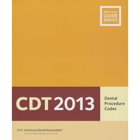 Pre-Owned CDT 2013: Dental Procedure Codes w/ CD-ROM (Unknown) 1935201921 9781935201922