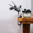 thumbnail image 5 of Yokua Airbrush Stand Practical Clamp-on Airbrush Holder Two-brush Spray Gun Holder, 5 of 6