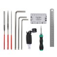 thumbnail image 2 of 10pcs Guitar Tools Kit for Guitarra Ukulele Bass Mandolin Banjo String Measurement Musical Instrument Repair Maintenance Accessories Set, 2 of 7