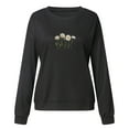thumbnail image 2 of Gibobby Sudadera Mujer Moda Sudadera con capucha a con cuello redondo estampada para mujer Manga larga para mujer (Negro, S), 2 of 4