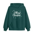 thumbnail image 6 of Piuwrlz Children's Sweatsuits Sets Girls Two Piece Jogger Set Pocket Christmas Round Neck Sweats and Sweatpants Green Size 5 Years, 6 of 9