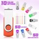 thumbnail image 4 of Unidades flash USB Aoriher de 256 MB USB 2.0, paquete de 50 con cordones, 4 of 7