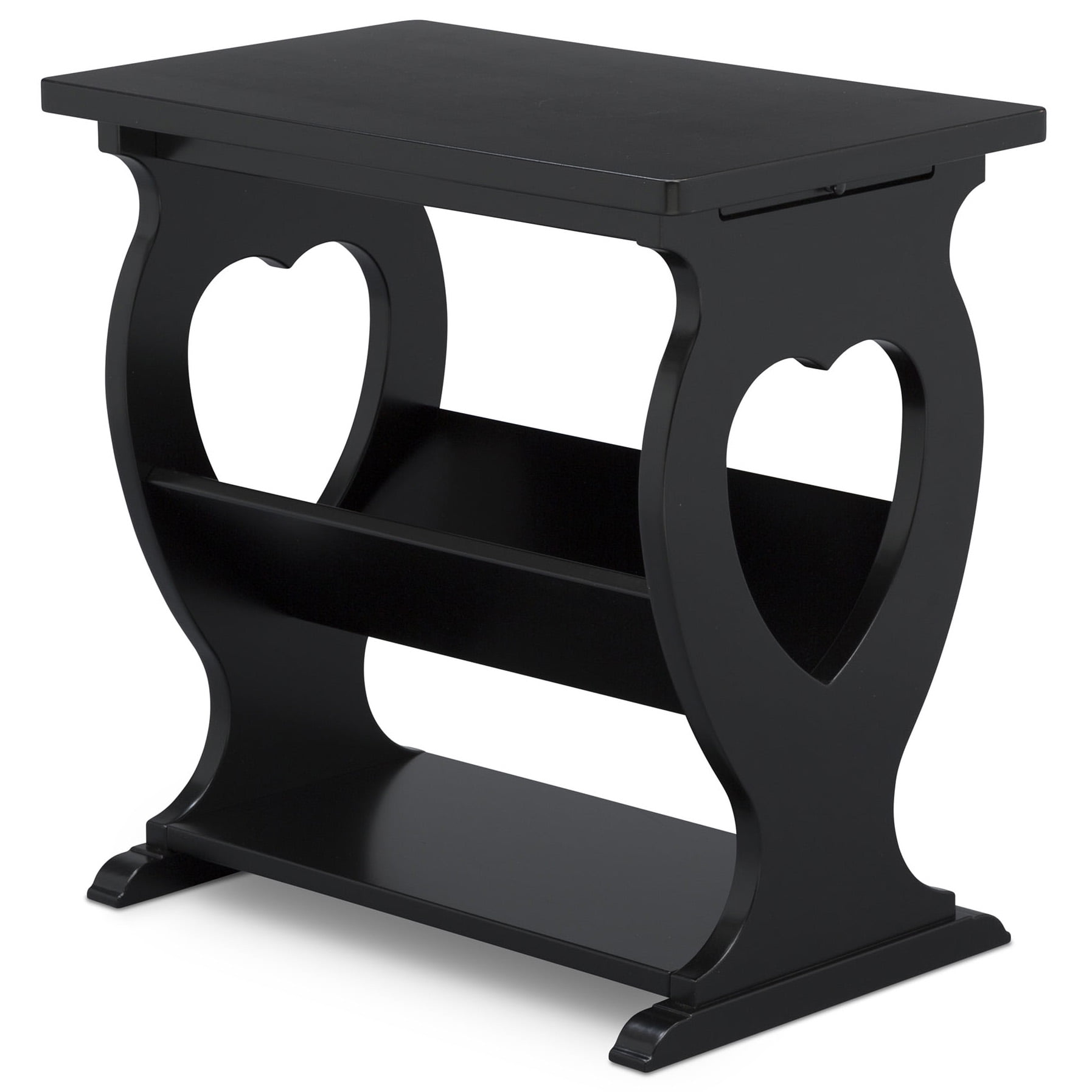 small white side table for nursery