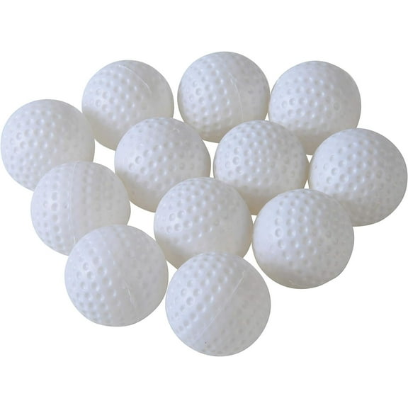 Golf Balls 1.5" Plastic Favors (12 Pack) - Party Supplies