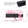 thumbnail image 3 of Disketp Flamingo Gaming Mouse Mat Long Extended Mouse Pad Desk Mat Non-Slip Rubber Mice Pads Stitched Edges(315.5 x 16 x 0.12 Inches), 3 of 8