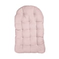 thumbnail image 2 of Sorra Home Indoor Blush Pink Egg Chair Cushion 44 in x 27 in x 4 in, 2 of 4