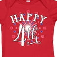 thumbnail image 4 of Inktastic Happy 4th- Fourth of July firework Boys or Girls Baby Bodysuit, 4 of 5
