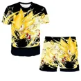 thumbnail image 4 of Nuevas camisetas de verano para niños, camisetas y pantalones cortos de Sonic, conjuntos de 2 piezas, camisetas de anime para niños, conjuntos de ropa de verano para bebés y niños, 4 of 5