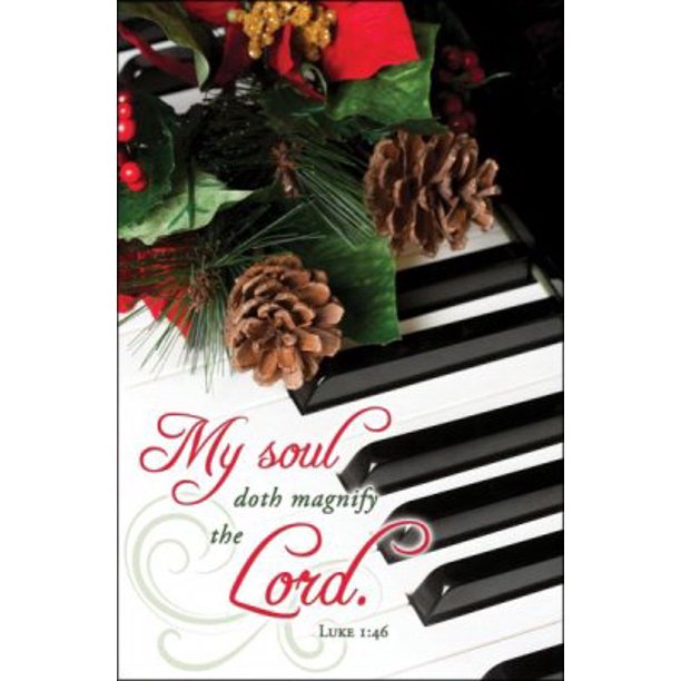 BulletinMy Soul Doth Magnify The Lord (Luke 146 Kjv) (Christmas