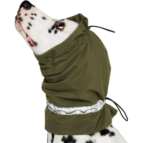 Dog Calming Hoodie, Waterproof Ear Wrap, Reflective Dog Ear Head Muff Protection, Anxiety Relief Noise Canceling for Firework Noise