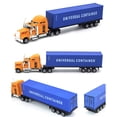 thumbnail image 3 of 1/65 Diecast Alloy Container Truck Engineering Vehicle Model Education Kids Toy, 3 of 5
