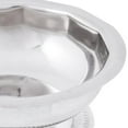 thumbnail image 5 of Soro Essentials- Set of 2 Stainless Steel 5 oz. Footed Sherbet Dishes with Gadroon Base- Footed Dessert Cups Dessert Bowls Ice Cream Bowls Serving Dish Parfait Cup for Fruit Salad Cocktail, 5 of 5