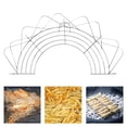 thumbnail image 1 of Rejilla de drenaje de aceite Tempura, estante para comida frita Tempura, cocina, plegable, resistente, multiusos, soporte de drenaje para freidora, co, 1 of 8