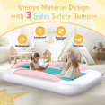 thumbnail image 4 of Cama Inflable de Viaje para Niños Pequeños Abdtech con Laterales de Seguridad y Bomba, 4 of 8